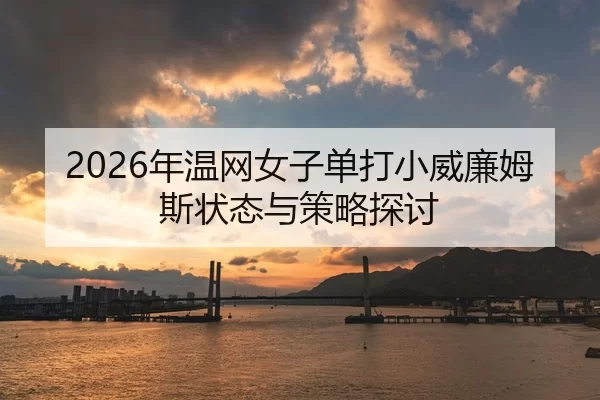 2026年温网女子单打小威廉姆斯状态与策略探讨